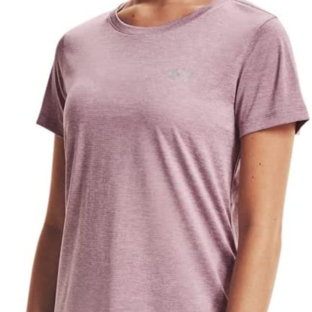 LG Mauve Pink  Under Armour Women's Tech Twist T-Shirt